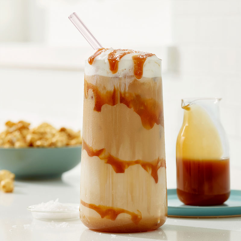 Iced Salted Karamel Latte